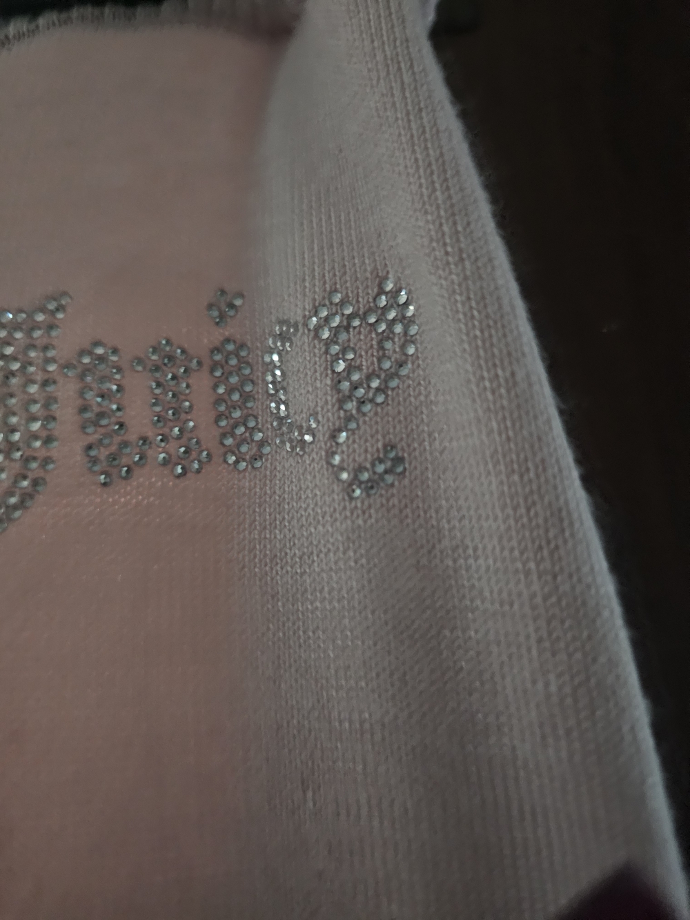 Juicy Couture Light Pink Velour Zip Hoodie & Wide-Leg Track Pants - Picture 2 of 6